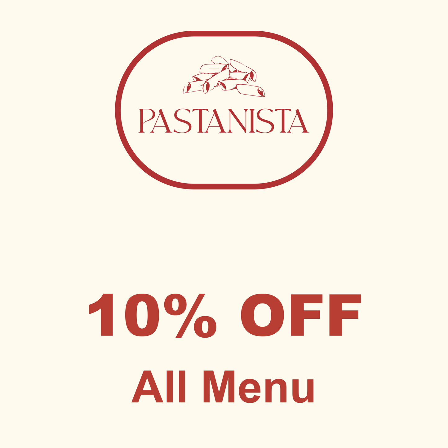 10% OFF Pastanista