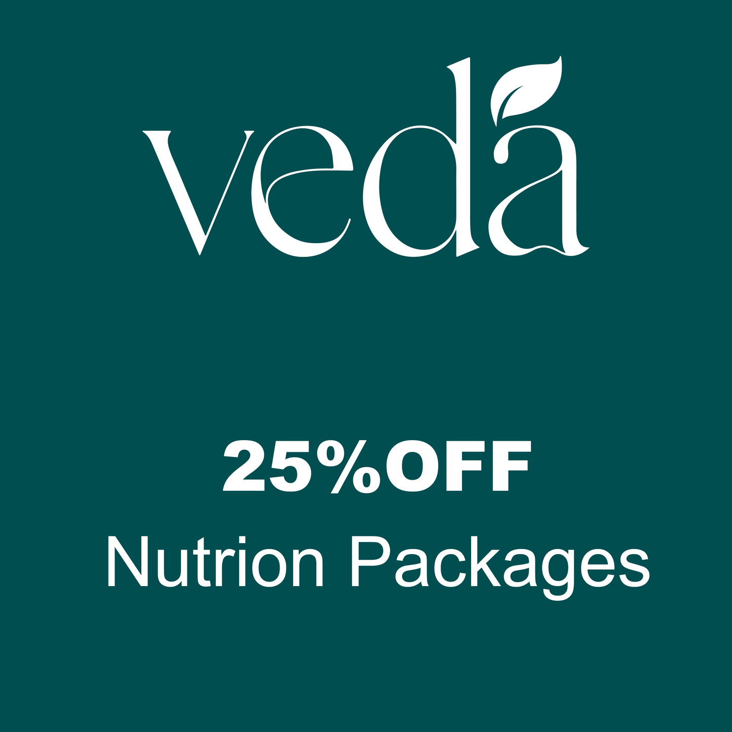 25% OFF Nutrition Packages
